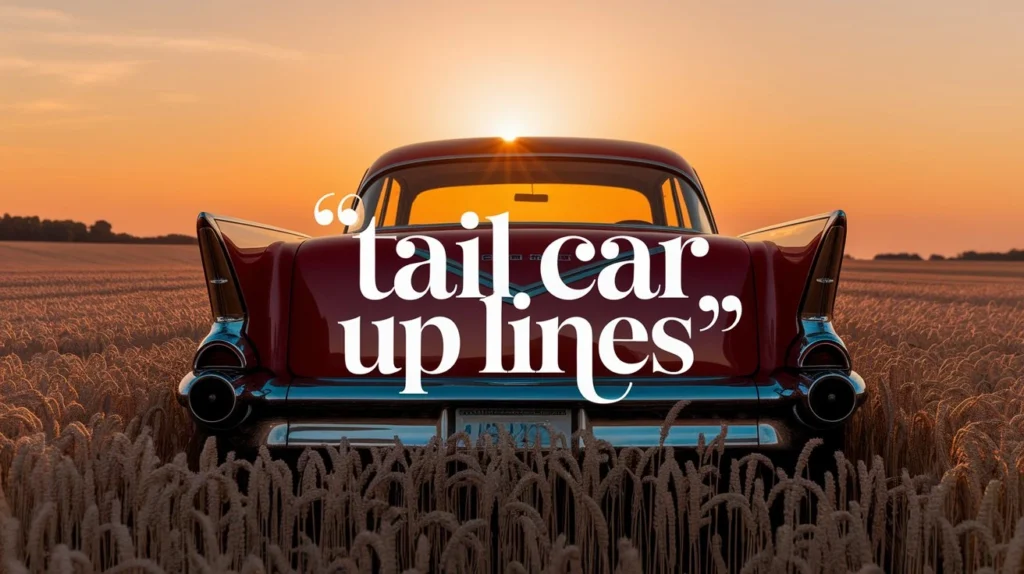 Tail car pick up lines