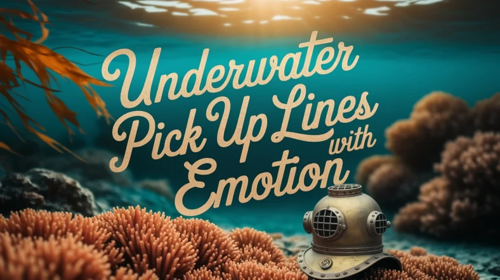 Underwater Pick Up Lines With Emotion