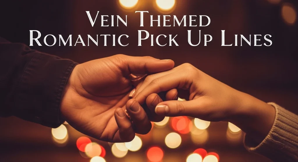 Vein Themed Romantic Pick Up Lines