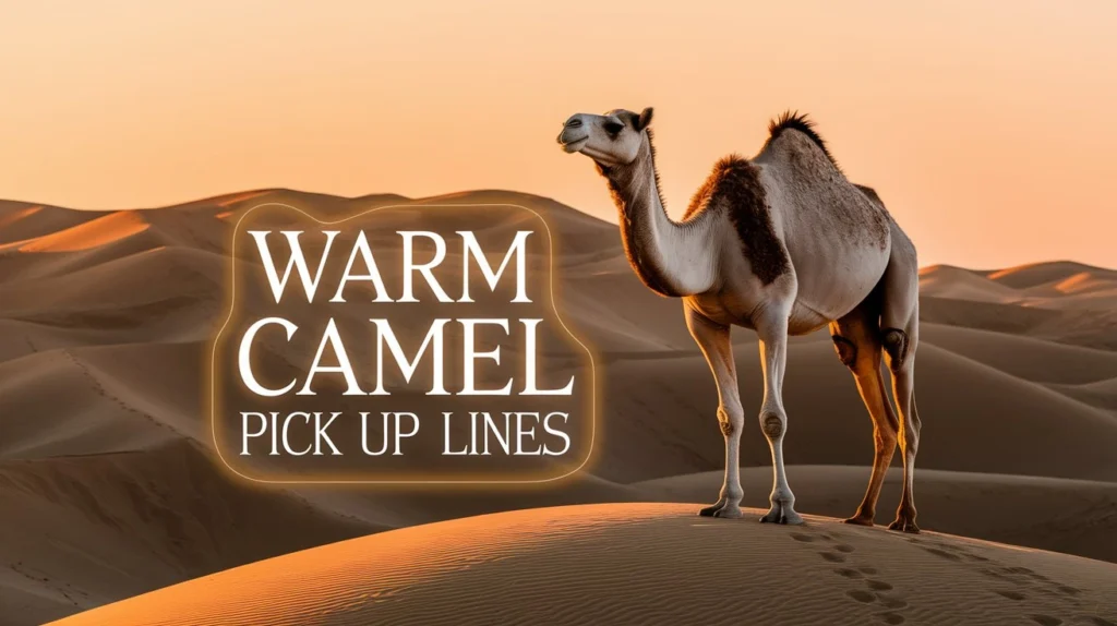 Warm Camel Pick Up Lines