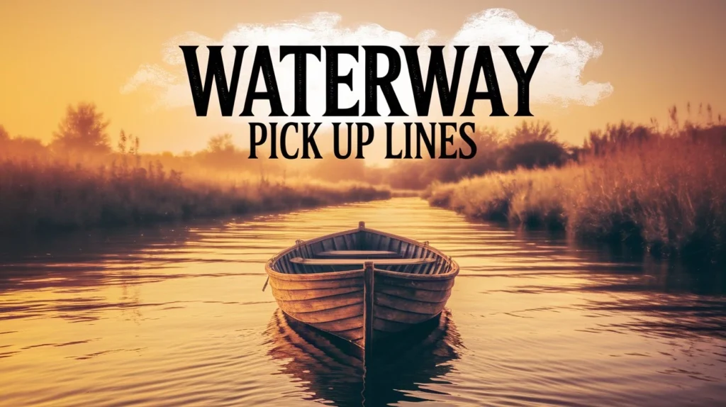 Waterway Pick Up Lines