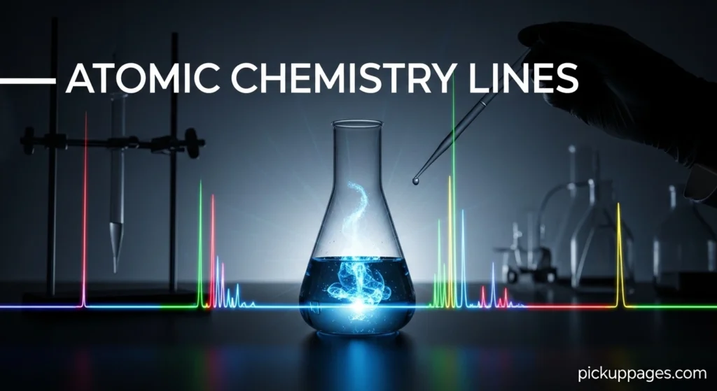 Atomic Chemistry Lines