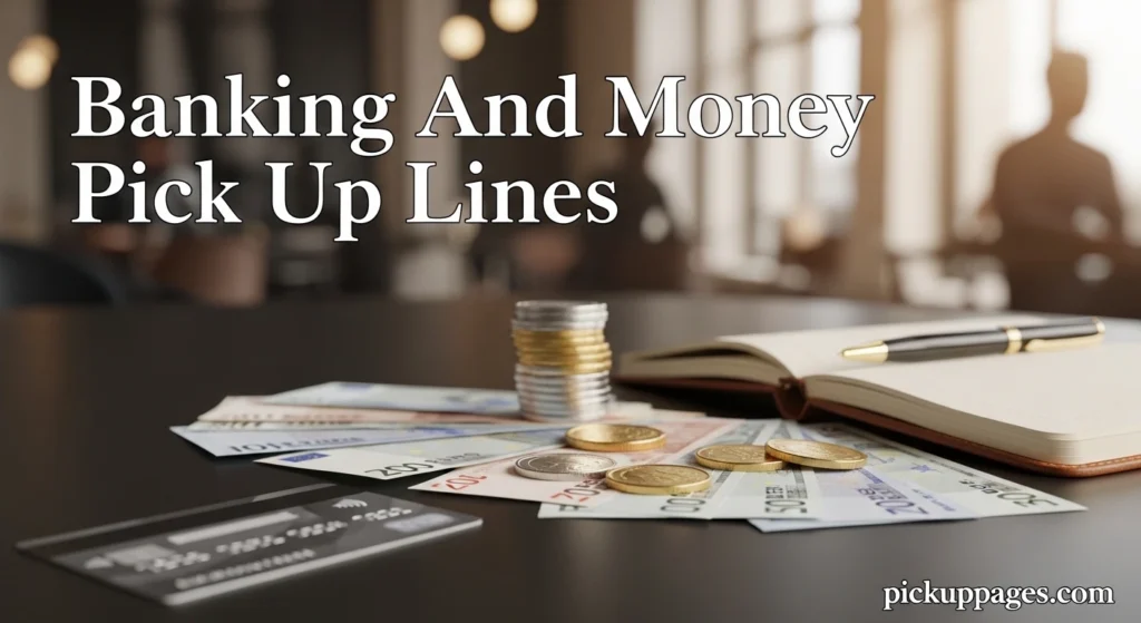 Banking And Money Pick Up Lines