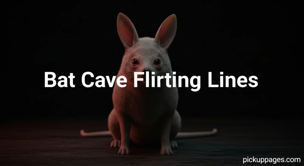Bat Cave Flirting Lines