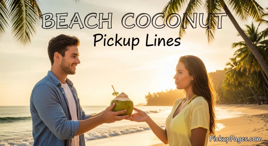 Beach Coconut Pickup Lines