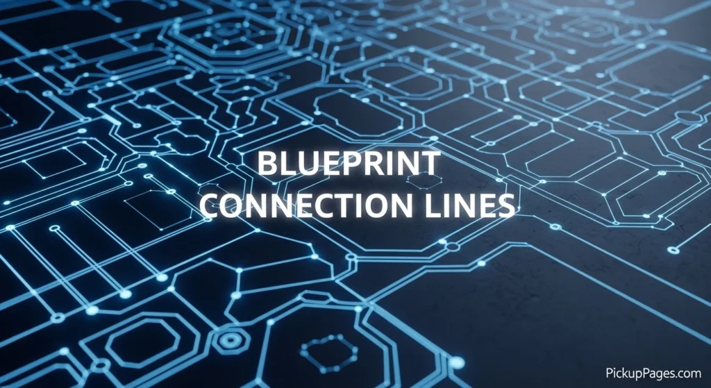 Blueprint Connection Lines