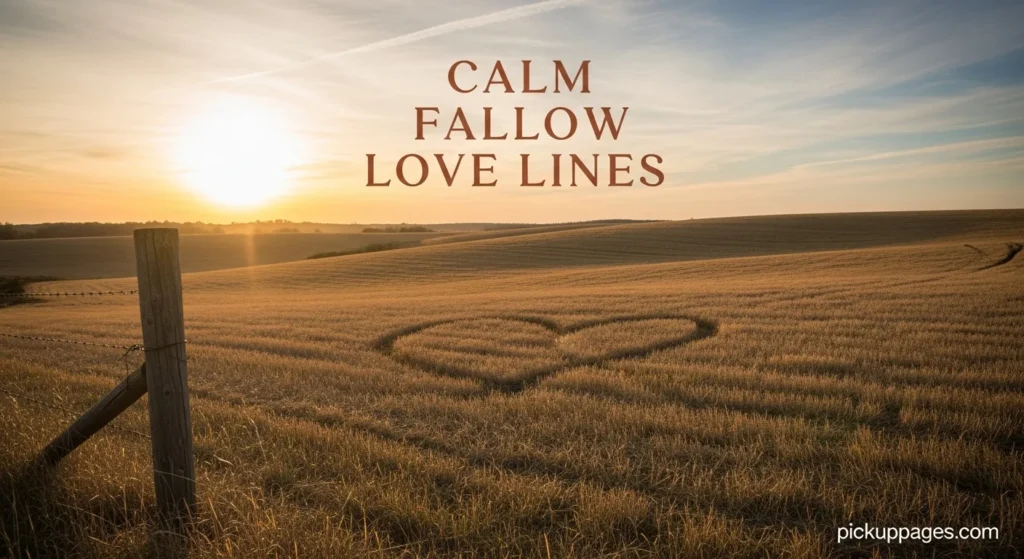 Calm Fallow Love Lines