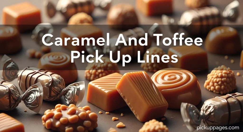 Caramel And Toffee Pick Up Lines