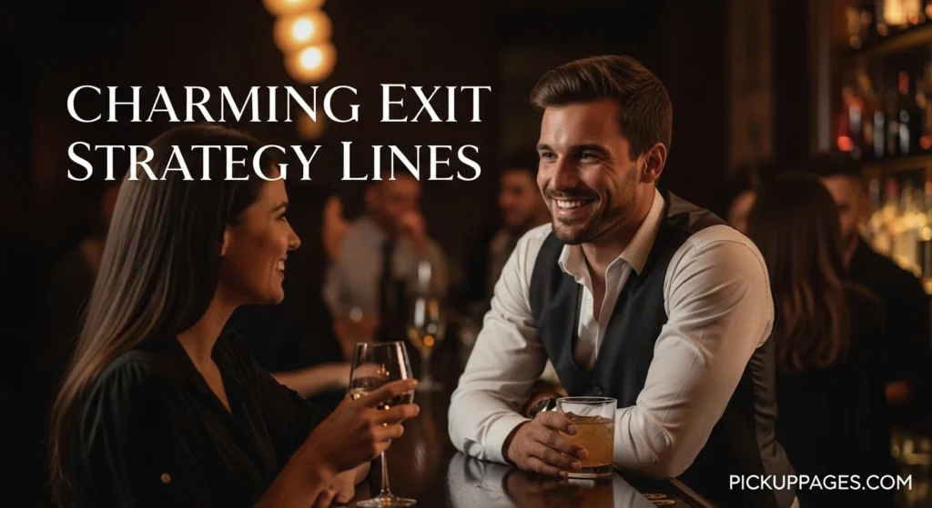 Charming Exit Strategy Lines