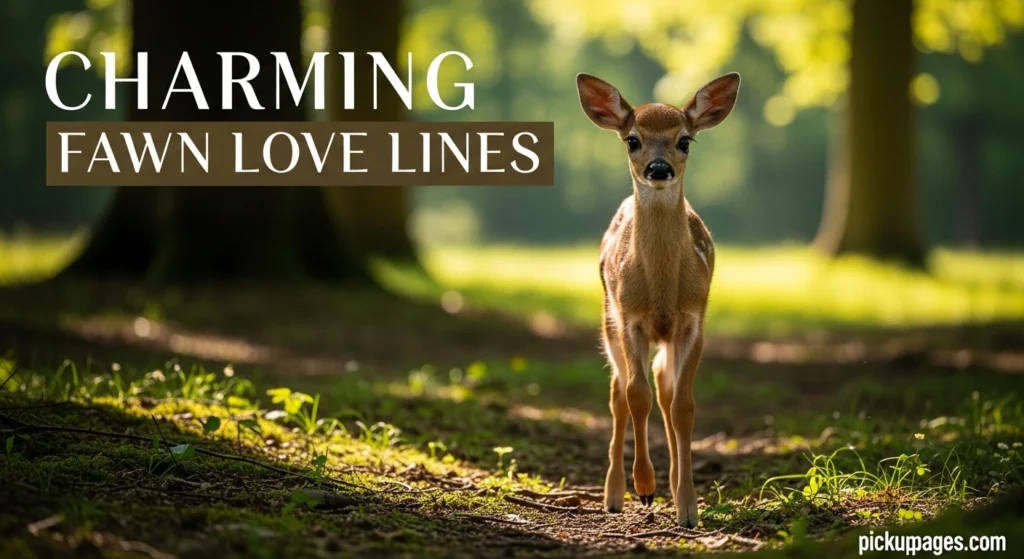 Charming Fawn Love Lines