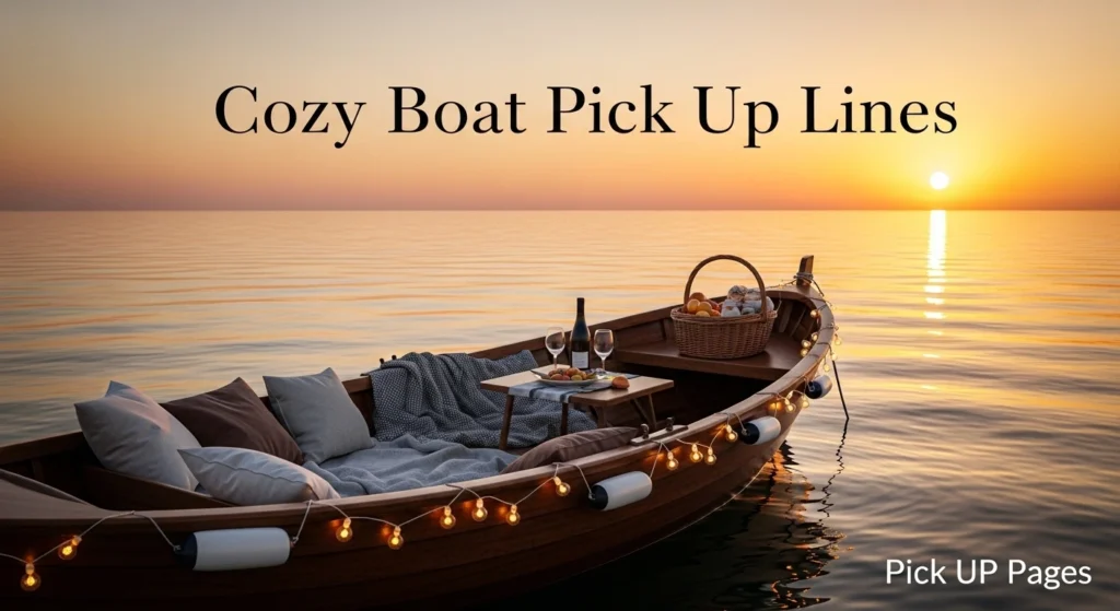 Cozy Boat Pick Up Lines