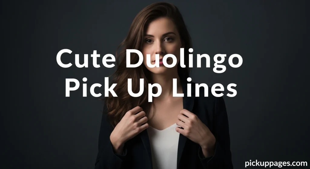 Cute Duolingo Pick Up Lines