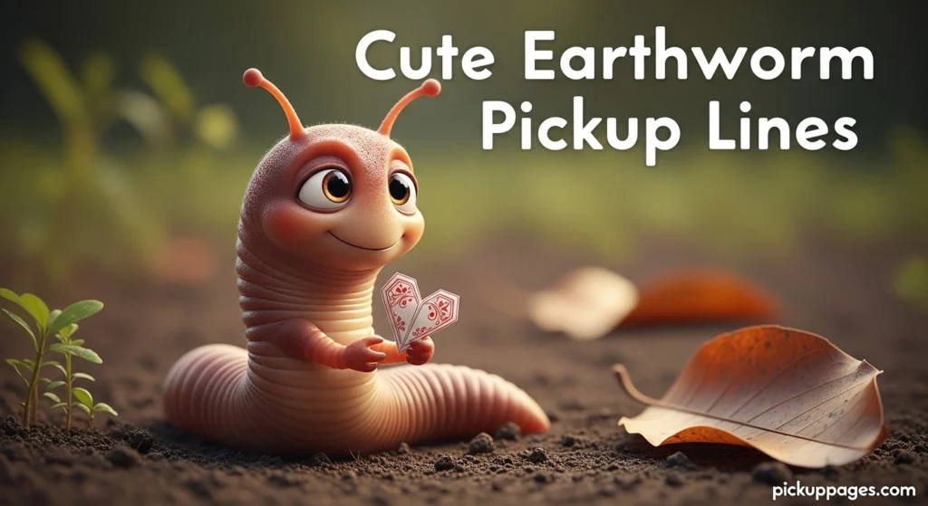 Cute Earthworm Pickup Lines