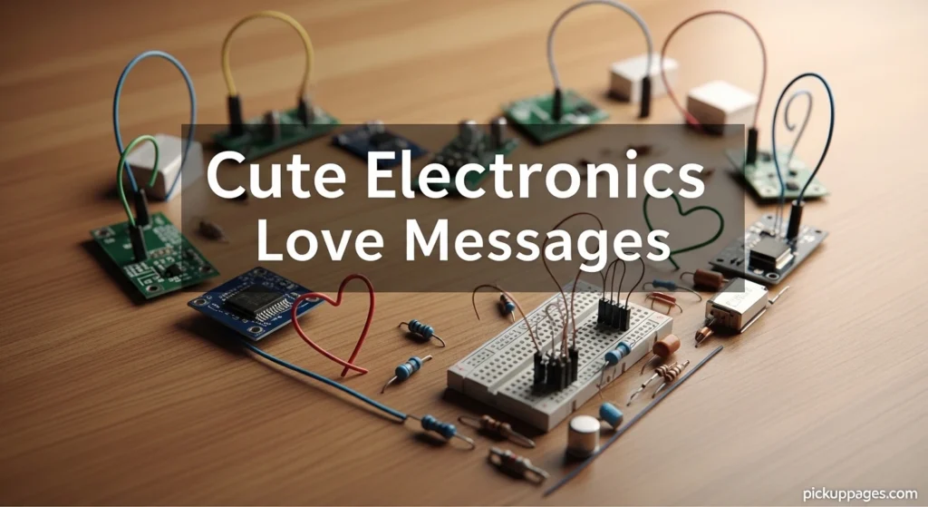 Cute Electronics Love Messages