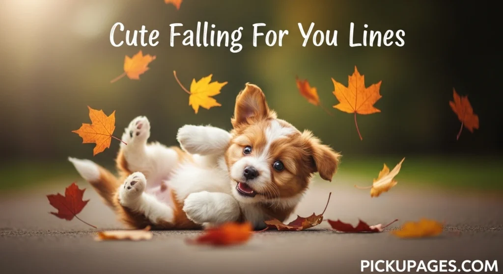 Cute Falling For You Lines