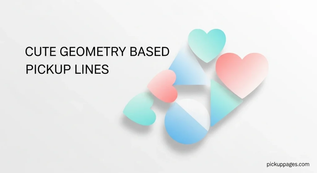 Cute Geometry Based Pickup Lines