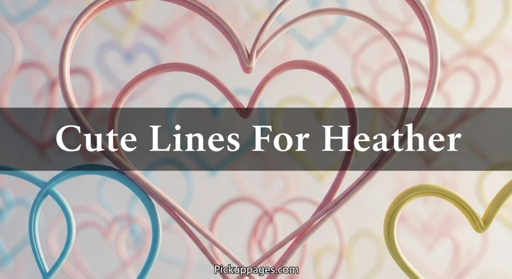Cute Lines For Heather