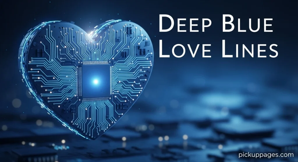 Deep Blue Love Lines