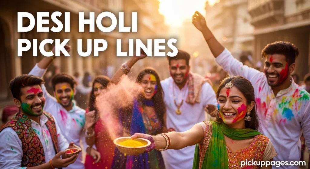 Desi Holi Pick Up Lines