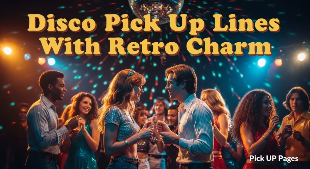 Disco Pick Up Lines With Retro Charm