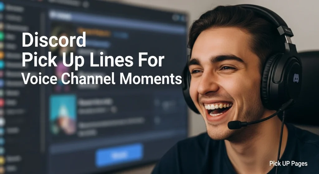 Discord Pick Up Lines For Voice Channel Moments