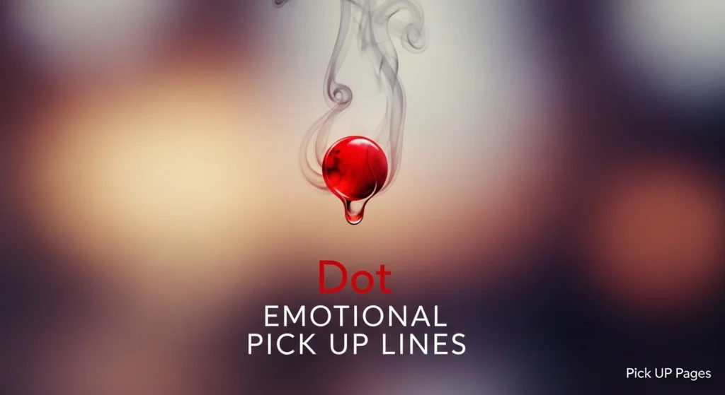 Dot Emotional Pick Up Lines