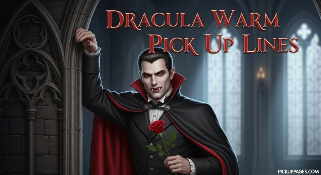 Dracula Warm Pick Up Lines