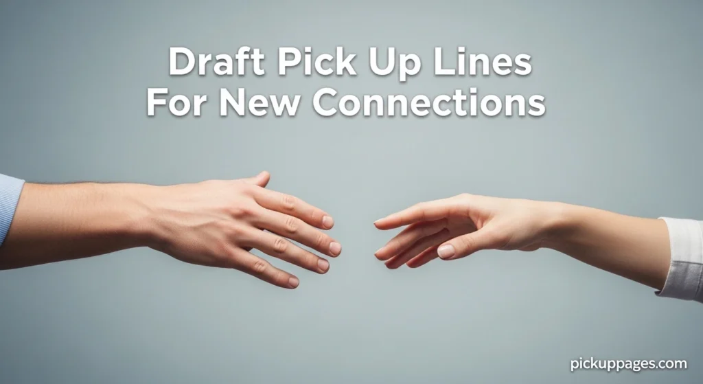 Draft Pick Up Lines For New Connections