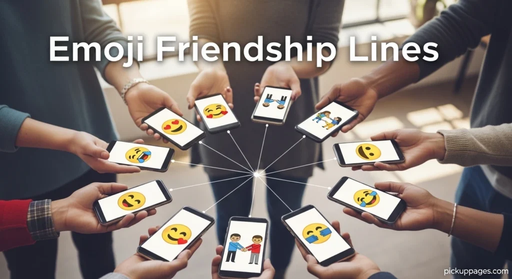 Emoji Friendship Lines