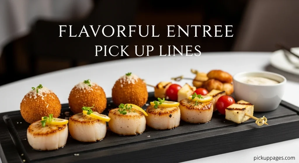 Flavorful Entree Pick Up Lines