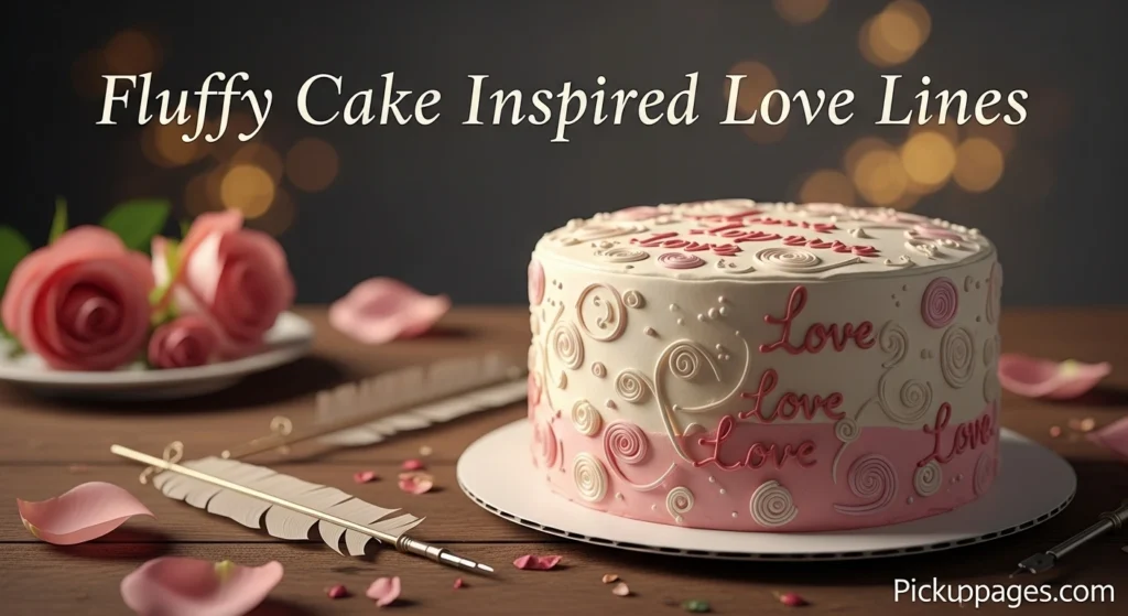 Fluffy Cake Inspired Love Lines
