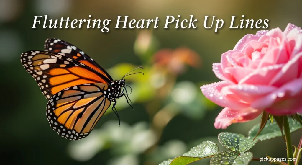 Fluttering Heart Pick Up Lines