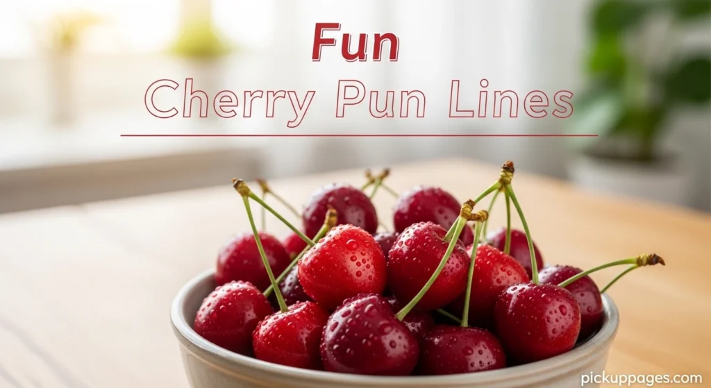 Fun Cherry Pun Lines