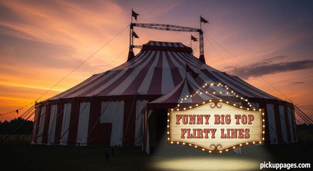 Funny Big Top Flirty Lines