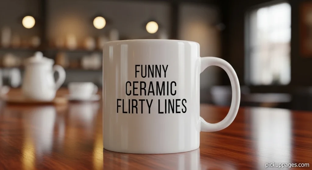 Funny Ceramic Flirty Lines