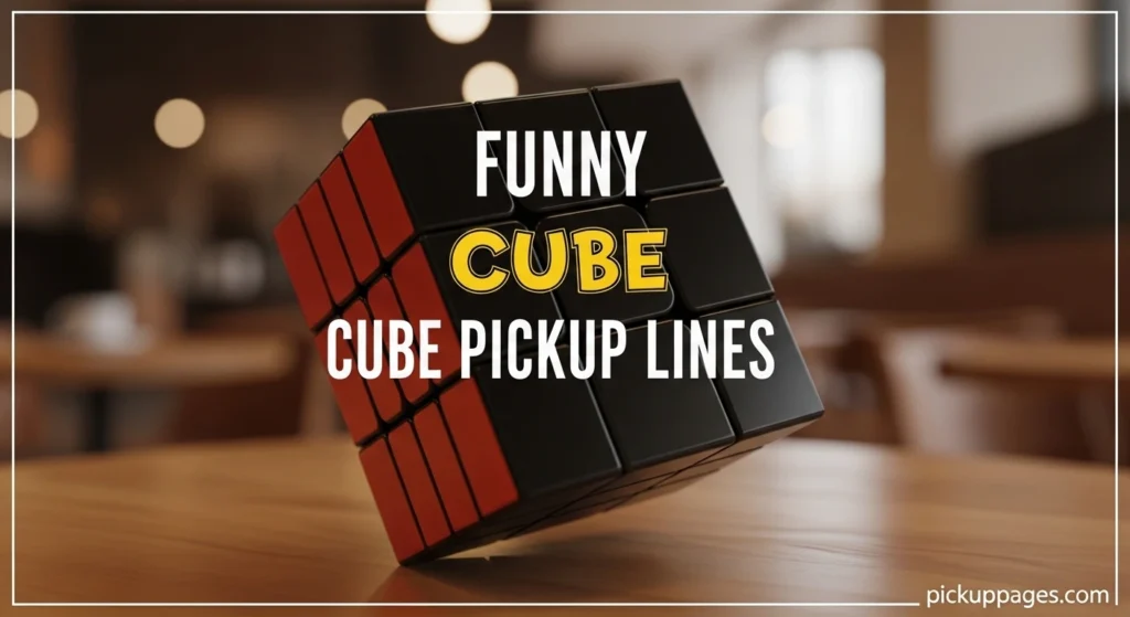 Funny Cube Pickup Lines