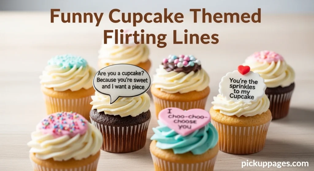 Funny Cupcake Themed Flirting Lines