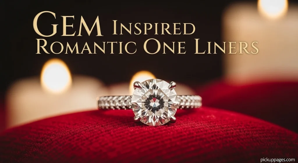 Gem Inspired Romantic One Liners