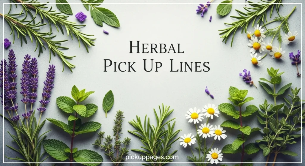 Herbal Pick Up Lines