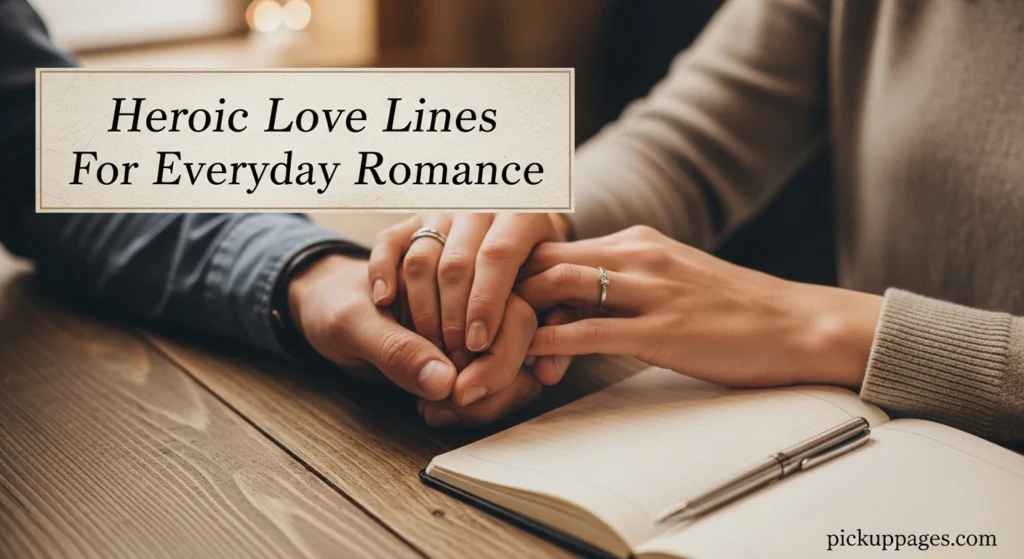 Heroic Love Lines For Everyday Romance