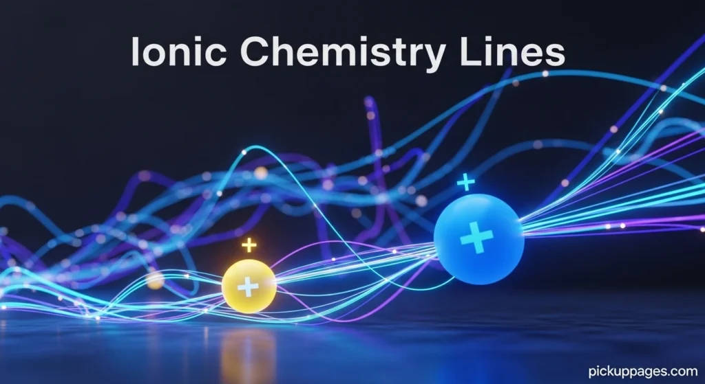 Ionic Chemistry Lines
