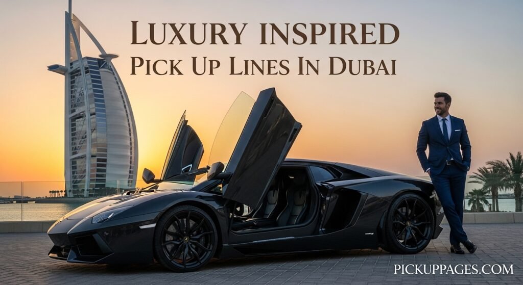 Luxury Inspired Pick Up Lines In Dubai
