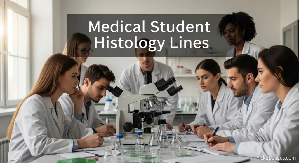 Medical Student Histology Lines