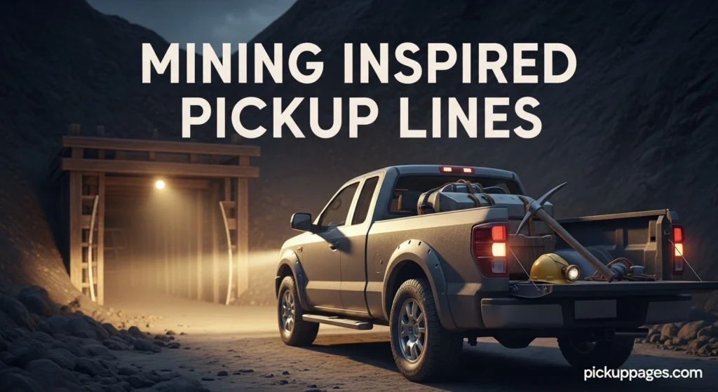 Mining Inspired Pickup Lines