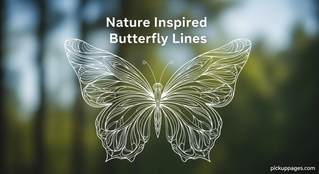 Nature Inspired Butterfly Lines