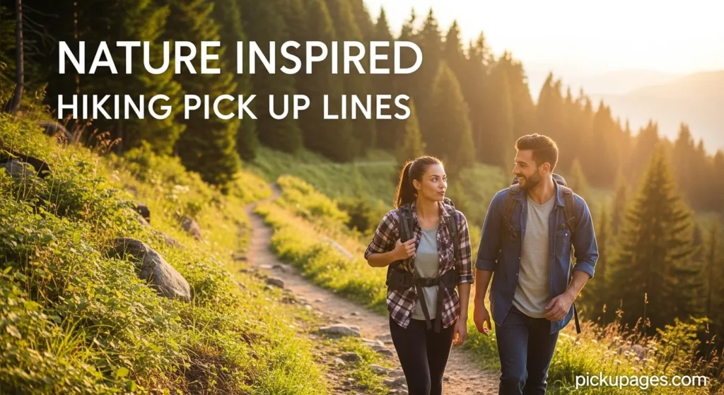 Nature Inspired Hiking Pick Up Lines
