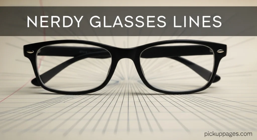 Nerdy Glasses Lines
