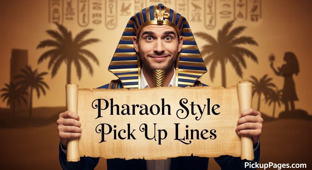 Pharaoh Style Pick Up Lines