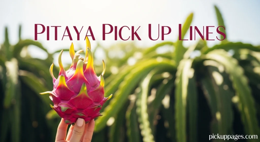Pitaya Pick Up Lines