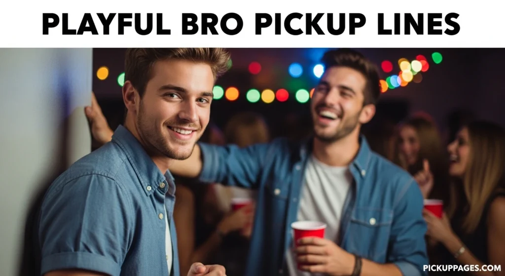 Playful Bro Pickup Lines